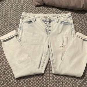Old navy Rockstar skinny jeans light wash size 14